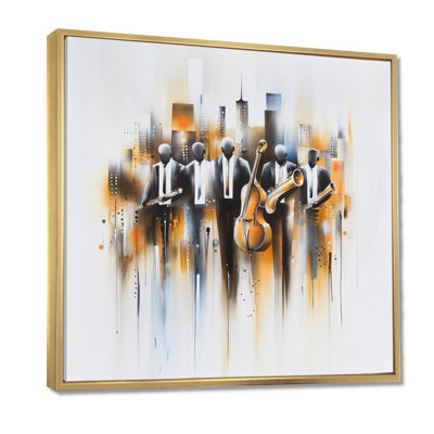 Abstrait Jazz Musisans In The Studio II - Music Jazz, art mural