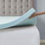 Surmatelas hypoallergénique en mousse viscoélastique gélifiée 3 po avec housse de refroidissement amovible-2029663852