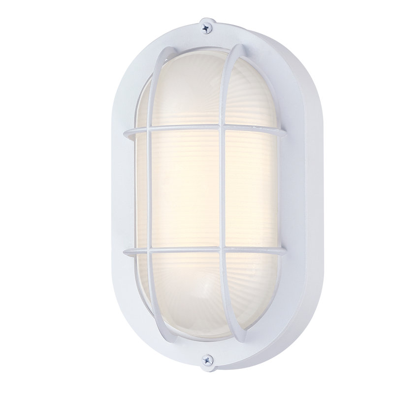 Lumet LED Outdoor Bulkhead Light, White