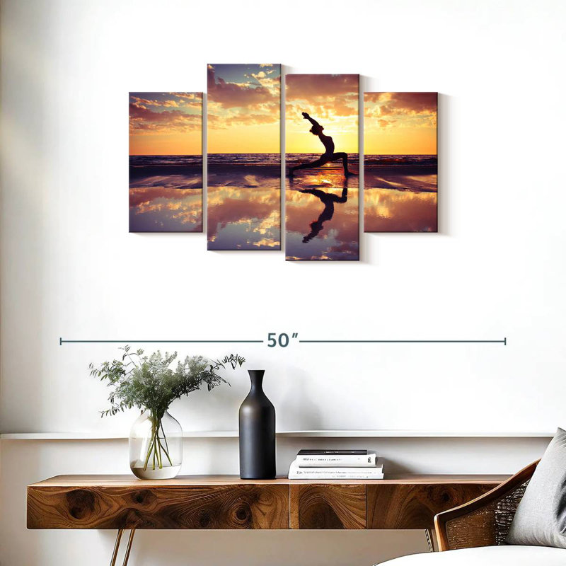 Kerrick Yoga At Sunset, 22'' H x 36'' W