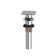 Riobel Lavatory Push Drain With Overflow