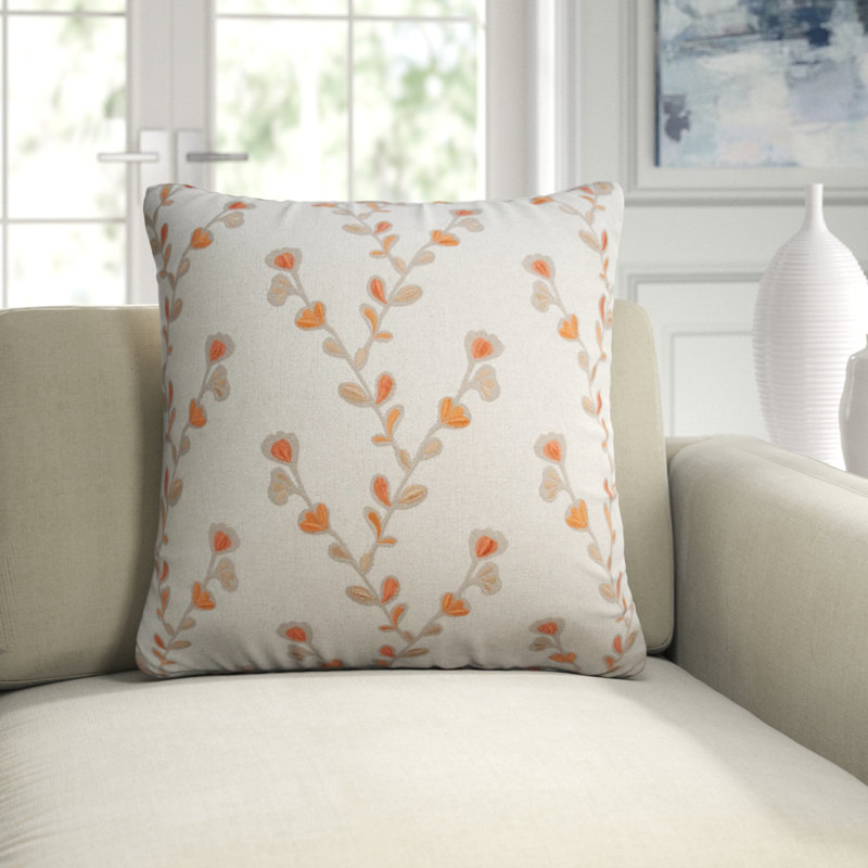 Willow Pillow Cover & Insert, Spa, Square 22"