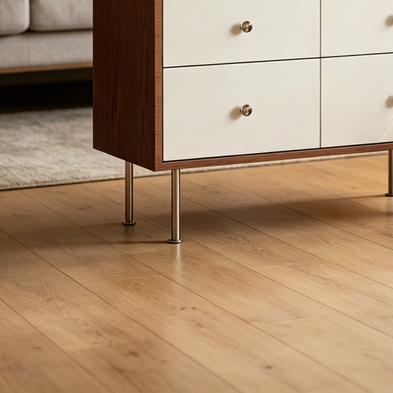 Buffet de style rétro moderne, Brun / Blanc