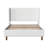 Platform Bed with Wingback Headboard-409452246