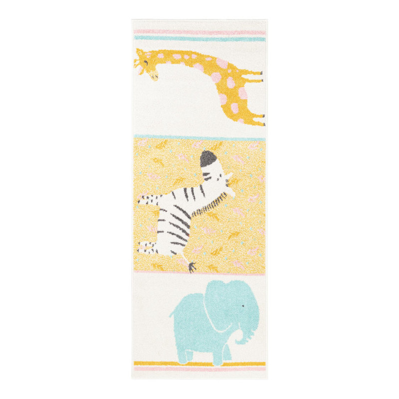 Machine Woven Polypropylene Plastic Rug, Runner 2'2" x 6'1"