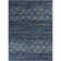Tapis géométrique bleu marine Jacobine