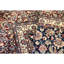 Hand Knotted Wool Area Rug in Navy And Wine