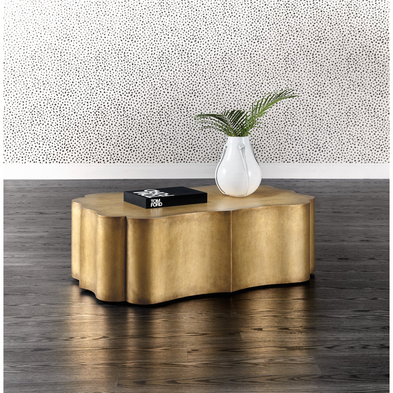 Melange Solid Wood Cocktail Table