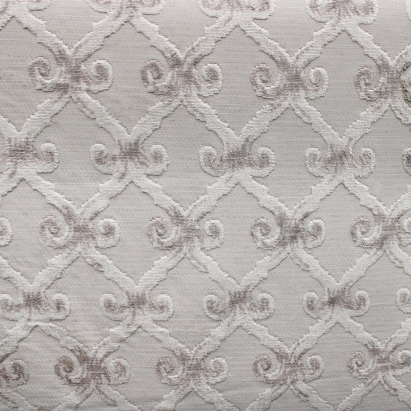 Traditional Cut Velvet | Barlet Fabric, Ivory