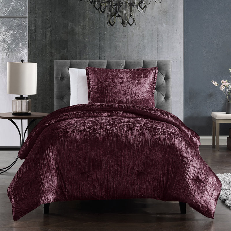 Riverbrook Home Turin Blush, Twin Comforter + 1 Standard Sham, Plum