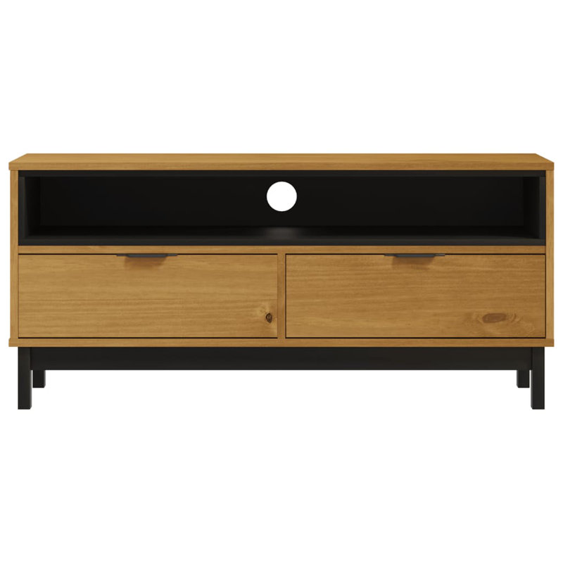 Malyka TV Cabinet FLAM Solid Wood Pine