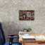 «Red Abstract Barrel Studio®» par Abstract Epic Portfolio, reproduction d'art sur toile-318501820