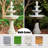 Weather Resistant Fountain with Light