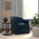Chateau Blue Genuine Leather