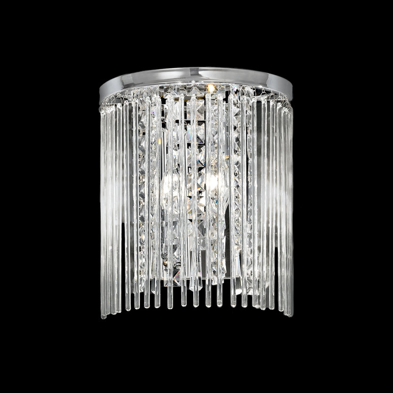 Glass Flush Mounted Sconce