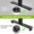 Kashif Electric Height Adjustable Standing Desk With 2 USB Ports, 3 Power Outlets, and 4 Casters, 2 Hooks-1027408746-1046065859