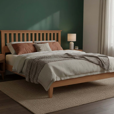 Malinda Mission Style Queen Panel Bed