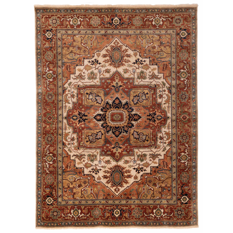 Tapis ivoire Jules Sultane 8 pi 8 po x 11 pi 11 po
