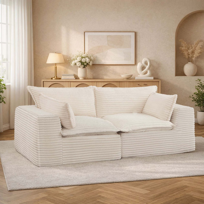 Cloud Couch Modular Sectional Sofa, No-Assembly Required