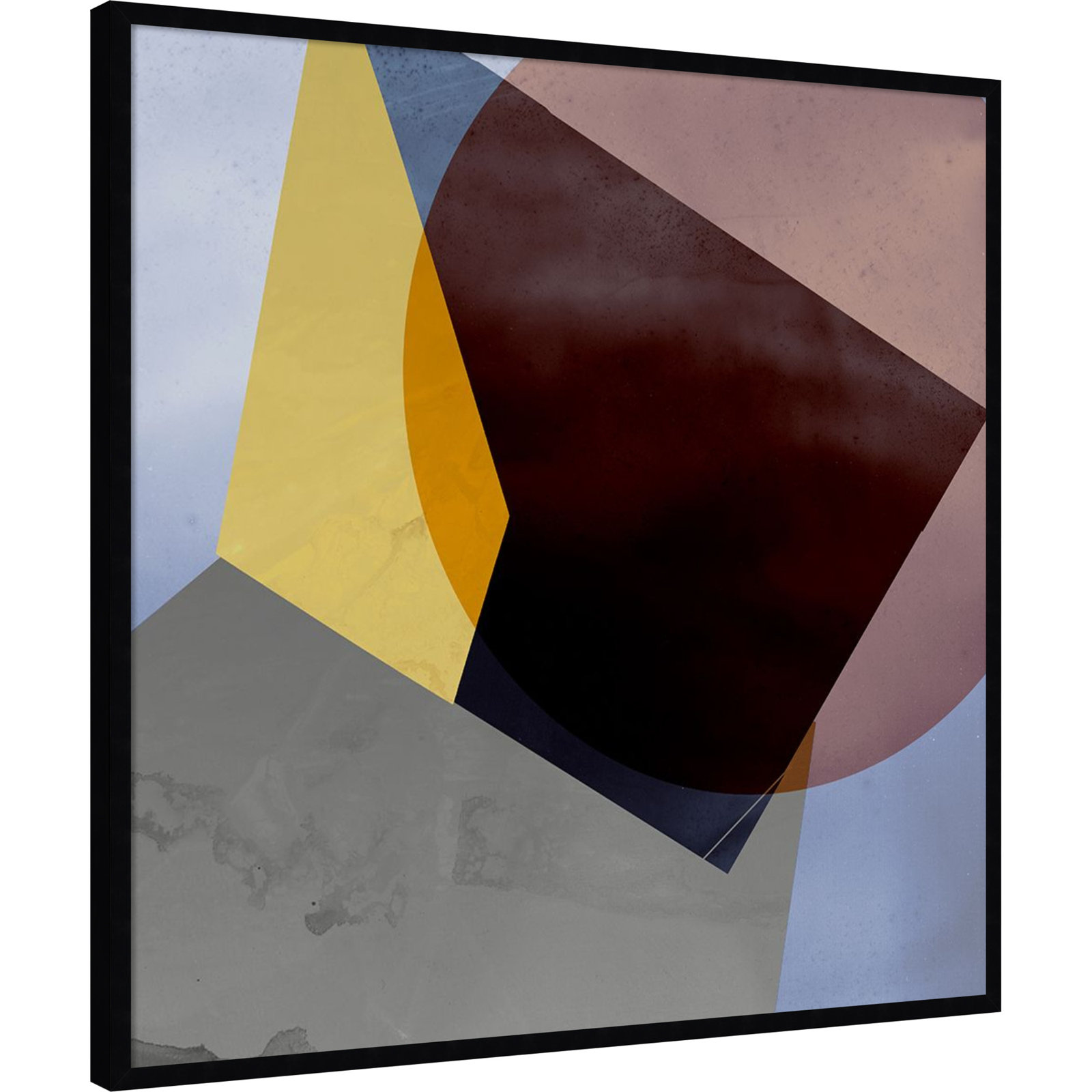 Flagler "Essentially Minimal II" Print, 41" H x 41" W, Black