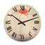 Horloge murale en bois massif Stoneville-1025357984