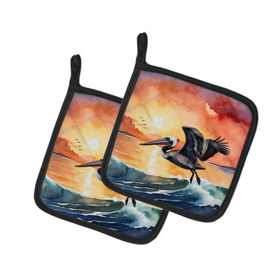 Paire de poignées Pelican Fiery Sunset