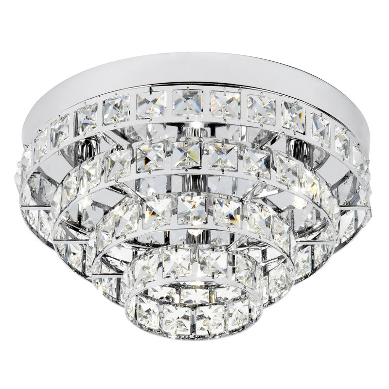 Octavia Glass Flush Mount