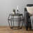 Lefancy Modern Concrete and Hexagonal End Table