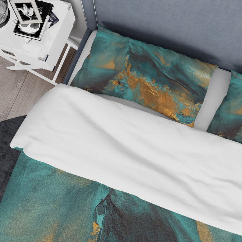 Ensemble de housse de couette en microfibre / polyester Méditerranée Méditerranée