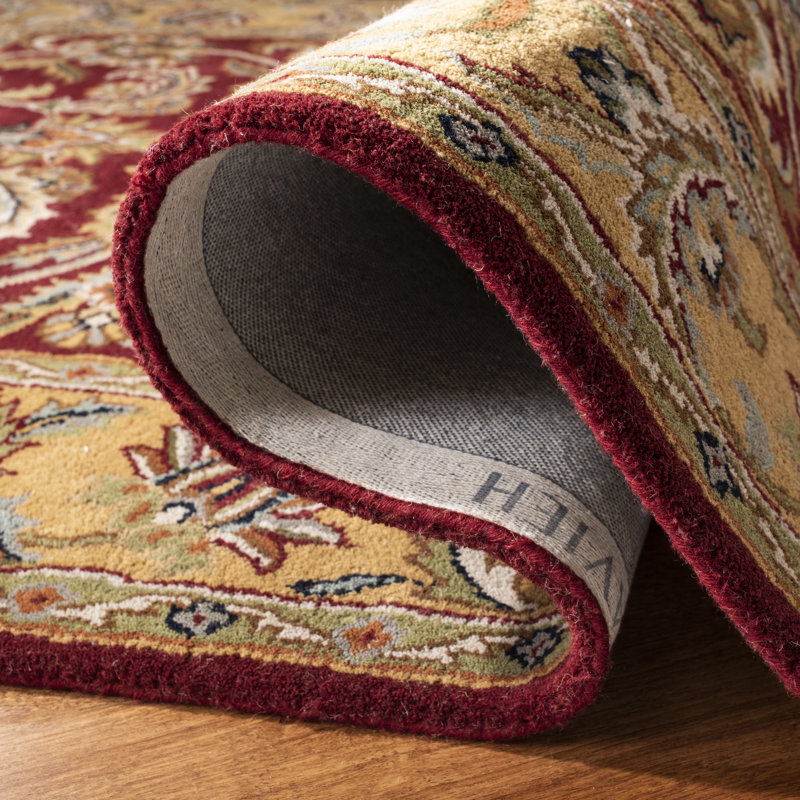 Tapis oriental en laine touffeté à la main Alg, Rond 5 pi