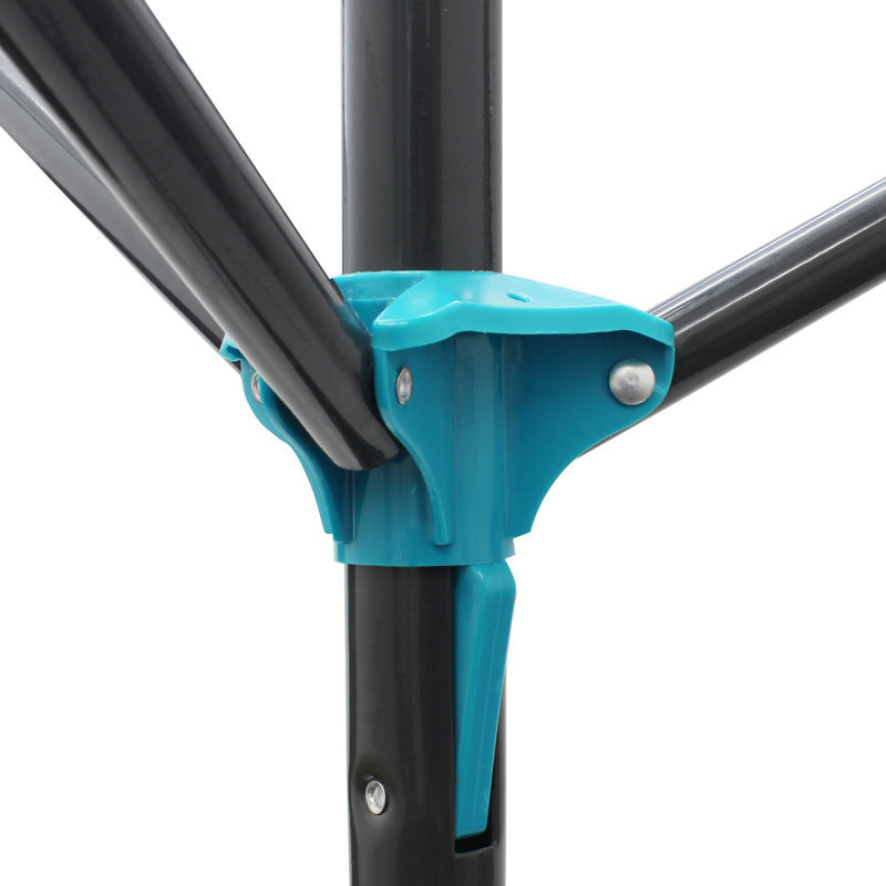 Plastic Rotary / Umbrella Clothesline, 112.5cm H x 12cm W x 11.5cm D