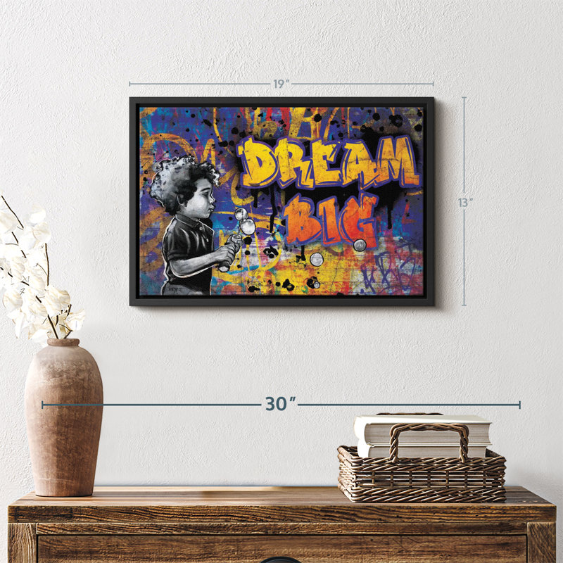 Rêves et ambitions, impression sur toile, H 19 po x l 13 po