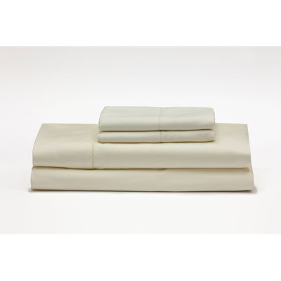Ensemble de draps en satin de coton de qualité égyptienne 400 fils Caples