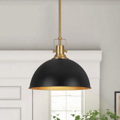 Luminaire suspendu pour îlot de cuisine à 1 dôme à 1 lumière Lysander