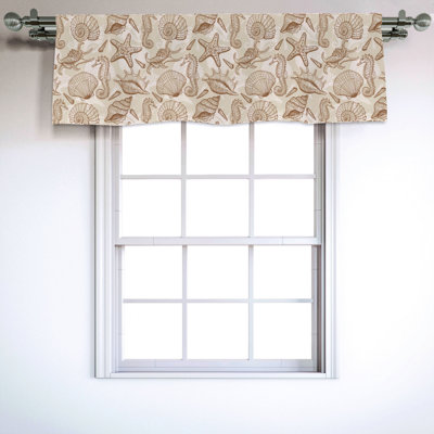 Sateen Ruffled Window Valance