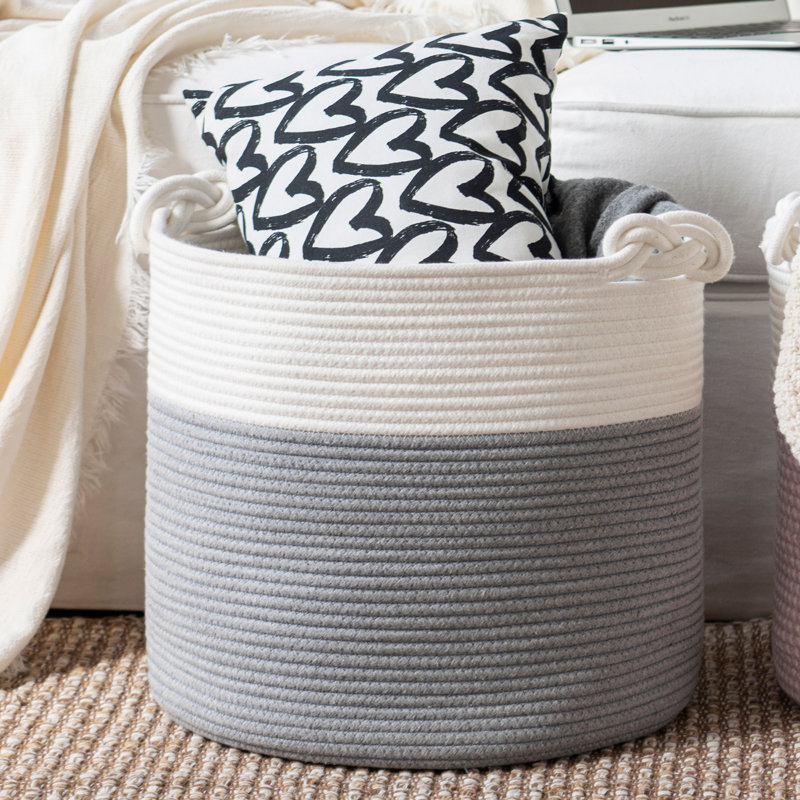 Latitude Run® Fabric Decorative Basket