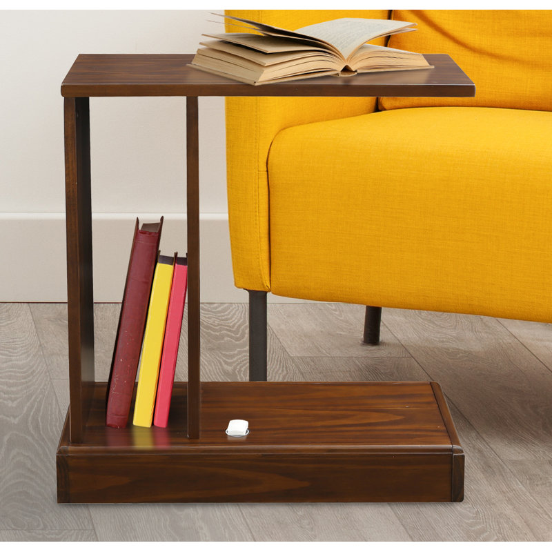 Unadilla Solid Wood Top End Table with Storage