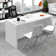 Idael Solid Wood Top Metal Base Desk Shell