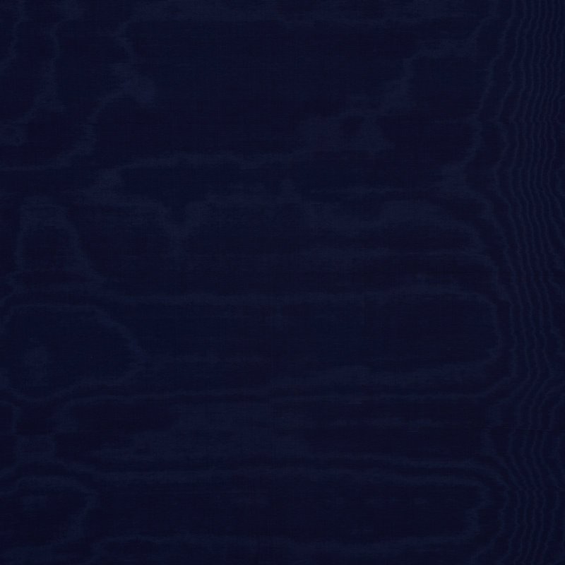 Tissu moiré Luna, Marin
