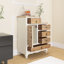 Armoire de rangement avec poignée rétro