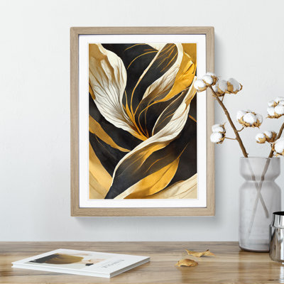 Splendorous Flowers Abstract - Wrapped Canvas Print