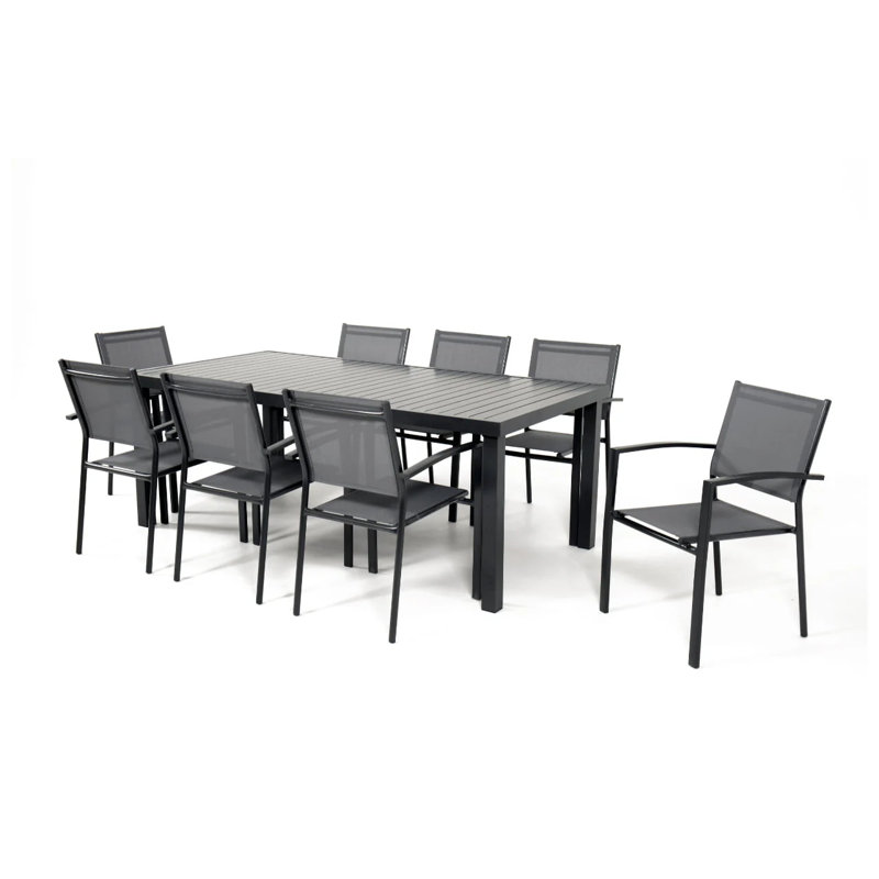 8 - Person Patio Dining Set with Rectangular Table
