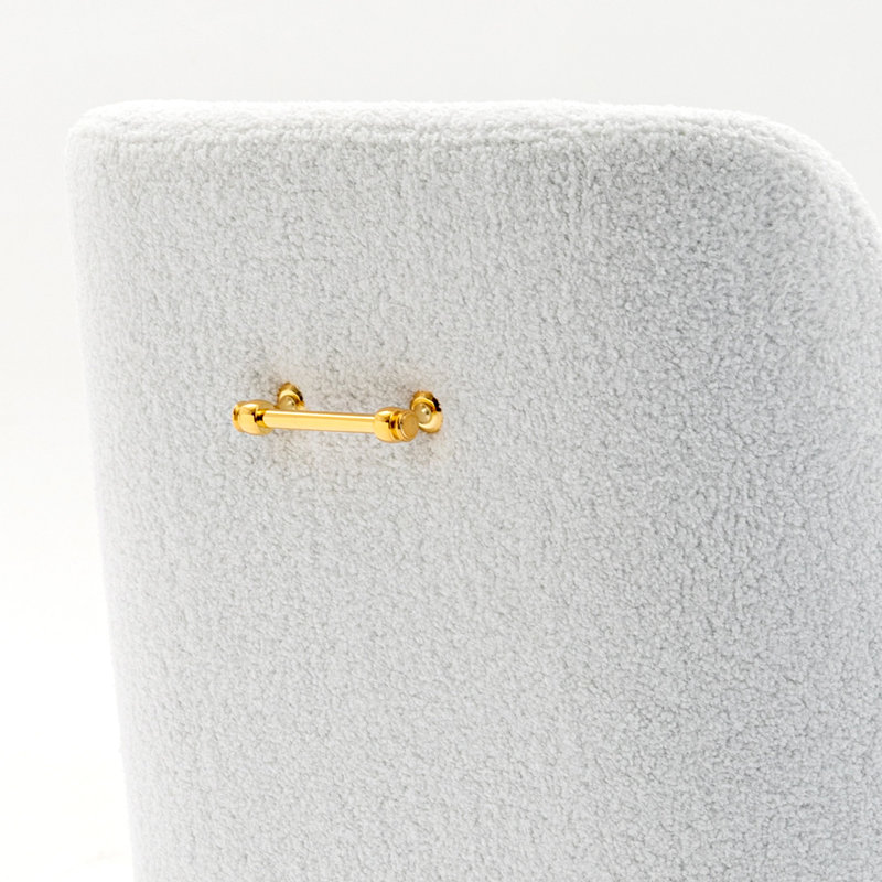 Chaise d'appoint Kemmer, Blanc