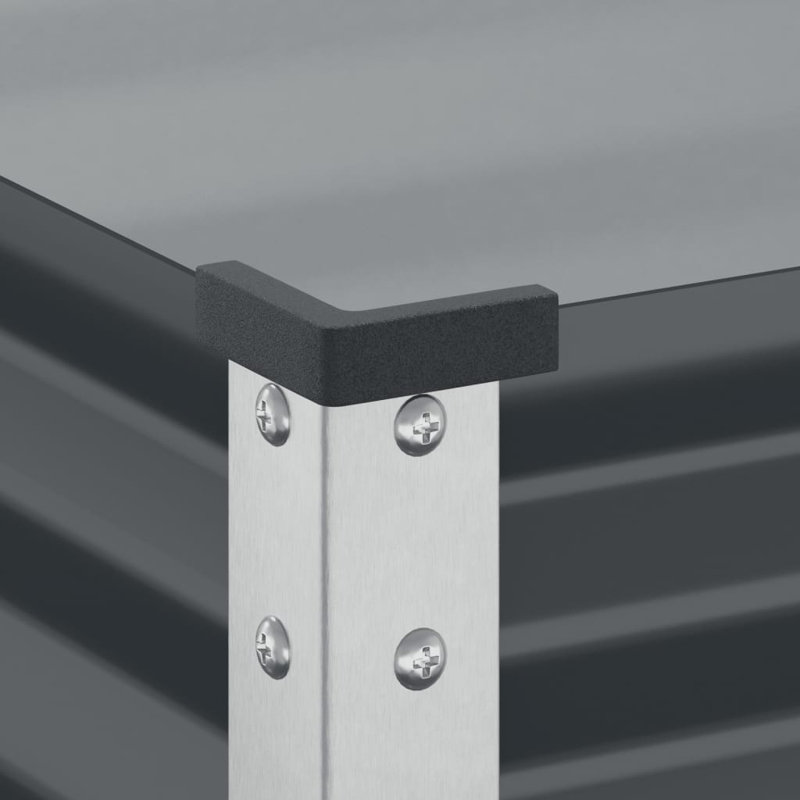 Ankoma Planter Box, Anthracite, 90cm H x 100cm W x 45cm D