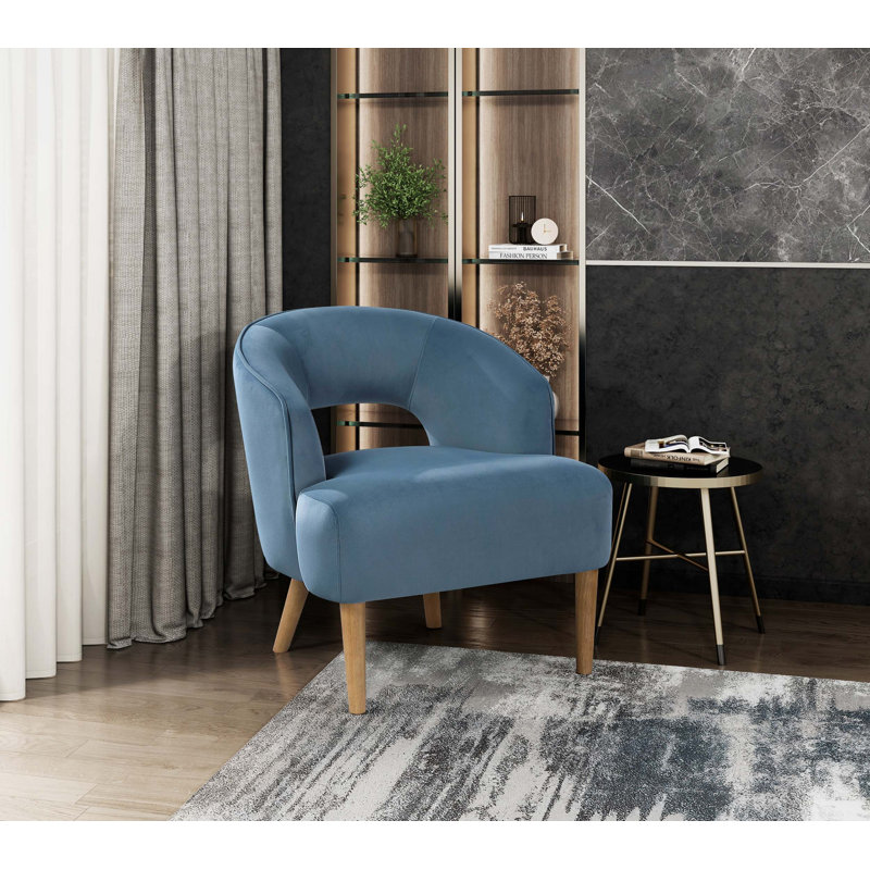 Fauteuil d'appoint luxueux de style unique Luxury Luxury, Bleu