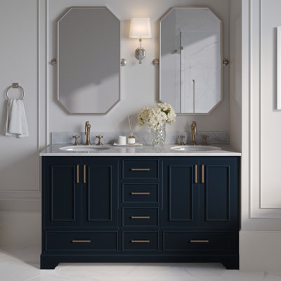 Ensemble de meuble-lavabo double avec dessus Abita 61