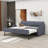 Krishn Twin Size Upholstery DayBed with USB Charging Design-588992656