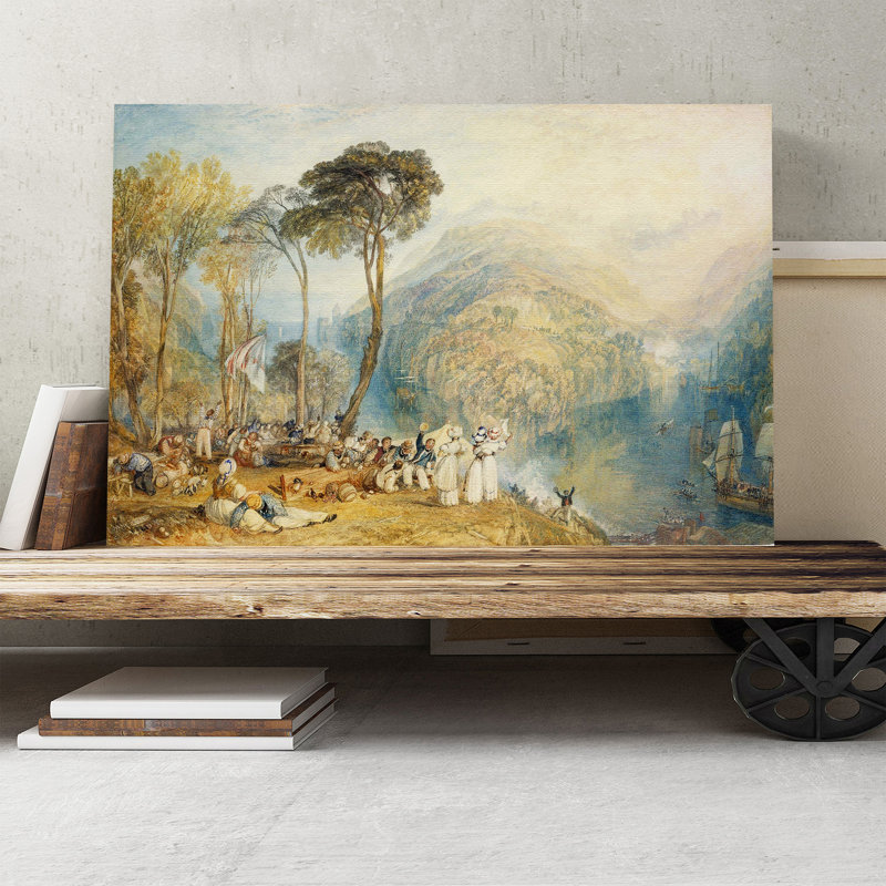 J.M.W. Turner - Wrapped Canvas Painting, 50cm H x 76cm W