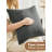 Decorative Solid Pillow Covers with Leather Label (Set of 2)-101280825-101280817