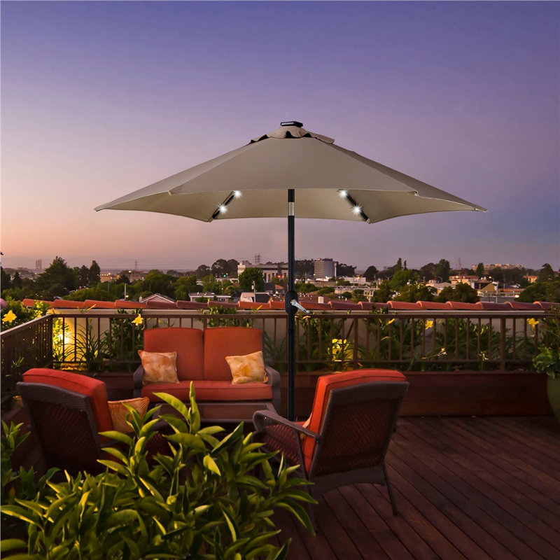 campari patio umbrella DestinationGear 6 ft Campari Vinyl Umbrella Patio Pole